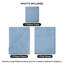 Ensemble de draps pour lit simple XL 3 pièces Royale Linens-114367289-114367297