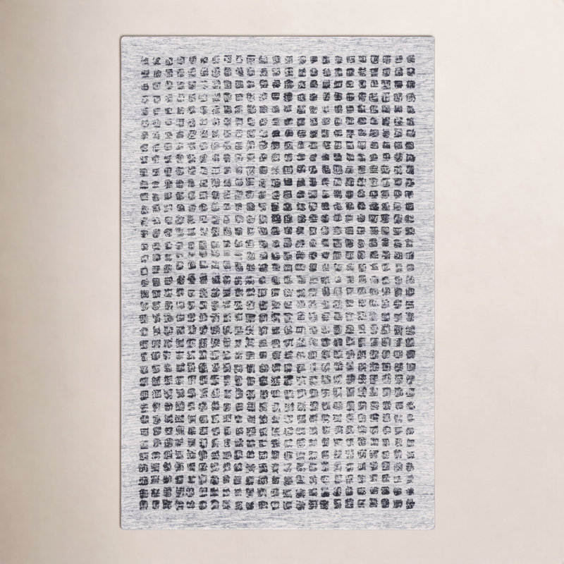 Everdine Wool Area Rug, Rectangle 5' x 8'