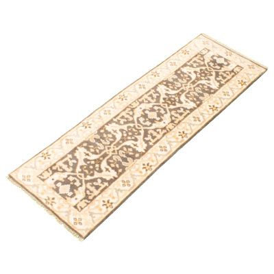 Dessence One-of-a-Kind 2'7" X 7'6" New Age Runner Wool Area Rug in