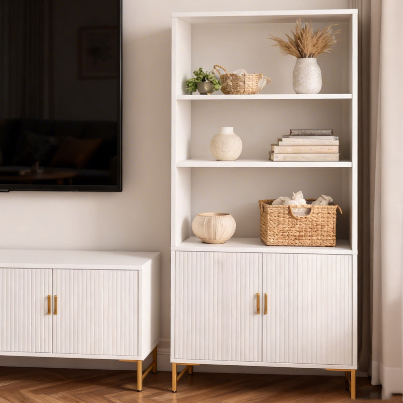 165cm H x 45cm W Plastic Bookcase