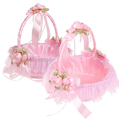 2 pièces Panier à fleurs pour mariage
