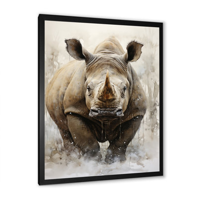 " Rhinoceros Majestic Portrait "