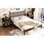 Grand lit plateforme en bois avec tête de lit en forme de gourde, lit plateforme de style rétro avec support à lattes en bois-1703467413