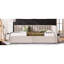 Lit de jour en tissu de lin beige avec lit simple et 2 boîtes de rangement - aucun sommier requis-1187768767