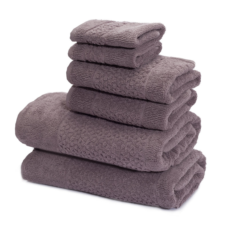 Ensemble de serviettes 6 pièces Otley, Gris