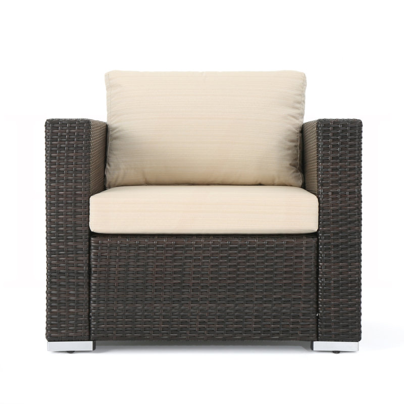 Fauteuil club d'extérieur, Beige