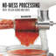 Machine à sauce et crépine