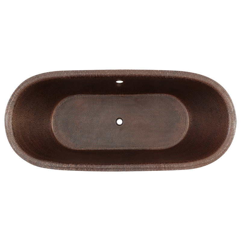 Premier Copper Products BSP5_BTM72DBOF Bathtub And Drain Package