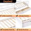 Lit de jour simple classique avec tiroirs de rangement - peu encombrant-1046575470