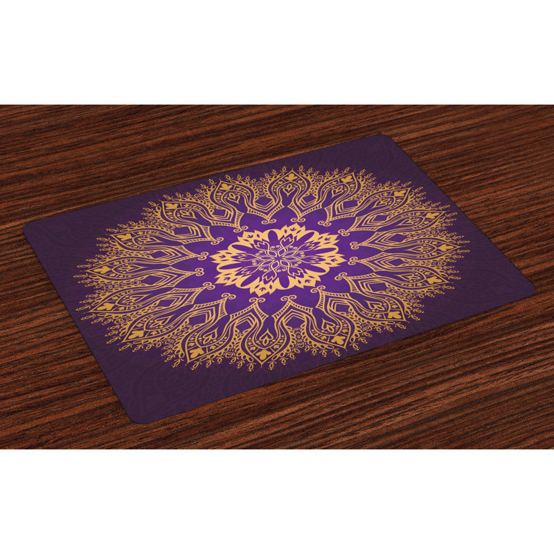 OKean Mandala Folkloric Pattern Placemat