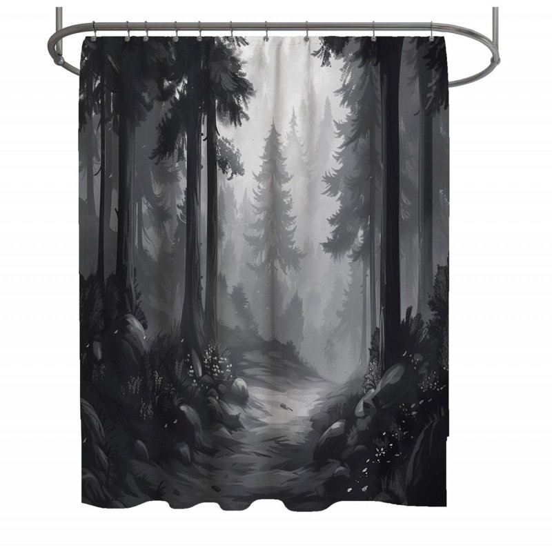 Forest Shower Curtain, 73"H x 70"W