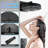 Modern Minimalist Concealed Shower System 2-Function Set - Solid Brass Control Valve, ABS Overhead & Handheld Shower With Self-Cleaning Silicone Nozzles