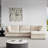 99" Combination Convertible Modular Sectional Sofa , Down Filled L Shaped Corner Couch-2049758474