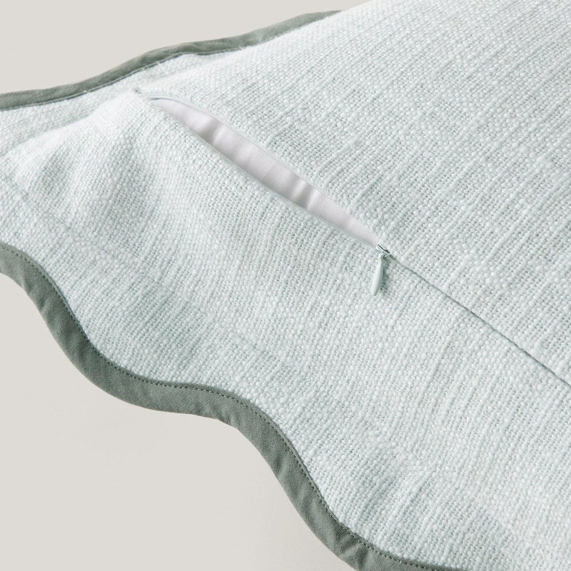 Double Stitch Cotton Sheets, Aqua Mint