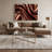 Gradient Abstract 66 Brown Canvas Wall Art-2031200227