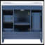 Meuble-lavabo simple 18 po avec plateau Mukadder-1831967424