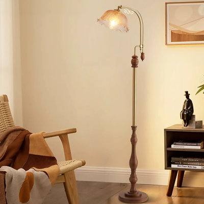 Lampe sur pied de luxe rétro