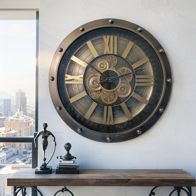 Metal Wall Clock
