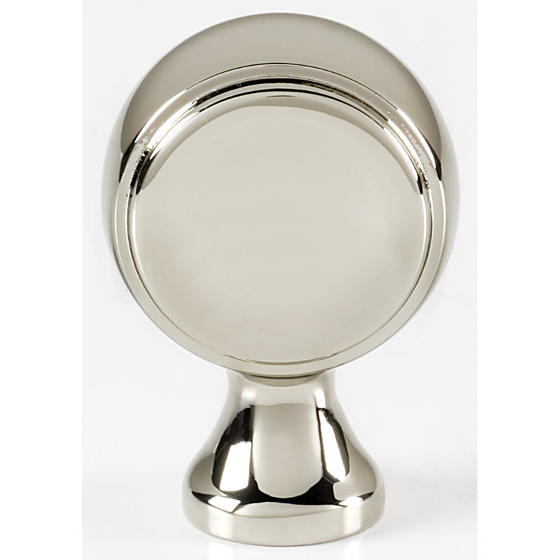 Royale Round Knob, Polished Nickel