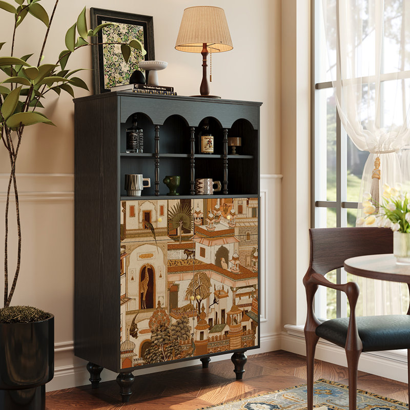 Buffet luxueux rétro de style chinois