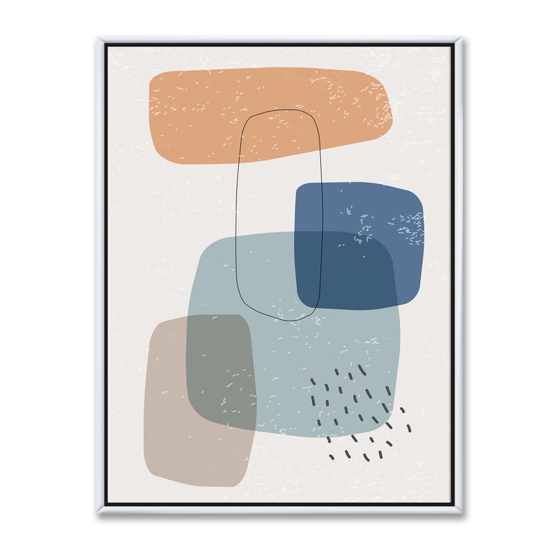 Minimal Elementary and Geometric Compostions XXxxxxxxxxxxxxxxxxxxx - Impression sur toile, H 40 po x l 30 po x P 1,5 po