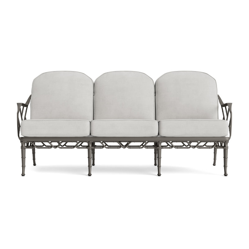 Calcutta Outdoor 3 - Seat Patio Sofa, Fusion Dove, Mica
