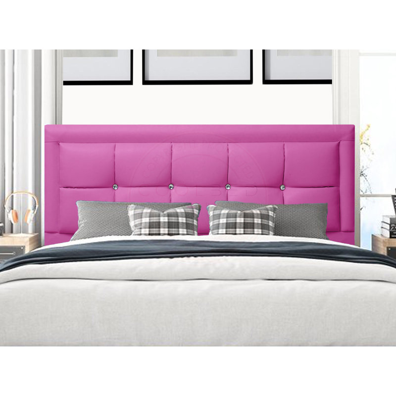 Lechlade Upholstered Headboard, Double (4'6), Grey