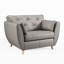 Marylin Leather Snuggle Chair-1367360244-1367360251