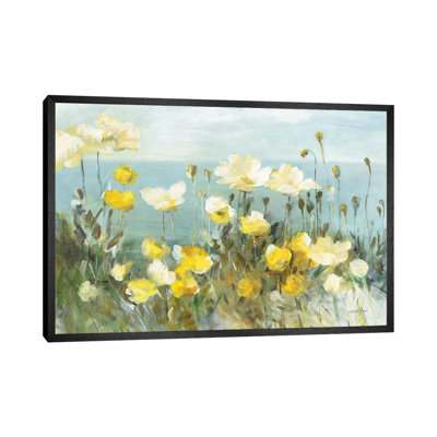 Field Of Poppies Bright by Danhui Nai - Painting on Canvas