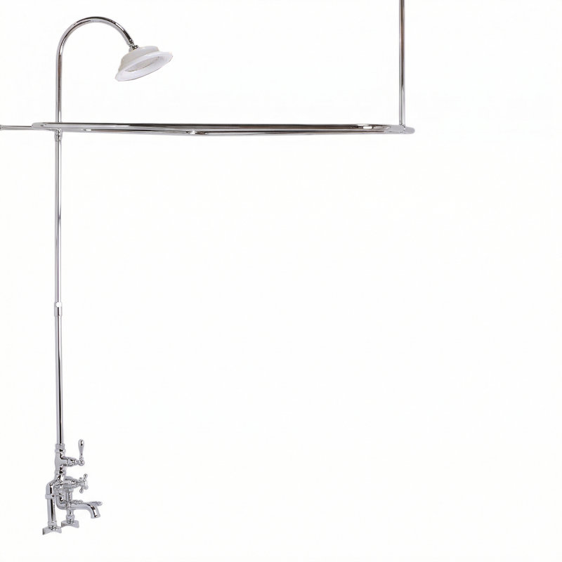 Thermostatic Tub Enclosure Shower System (P0918) by Strom Living, Chrome