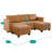 Sofa with Double OttomanAir Leather