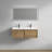 Bella 47" W x 19.6" D x 17.7" H Wall-Mounted Double Bathroom Vanity-1271751761