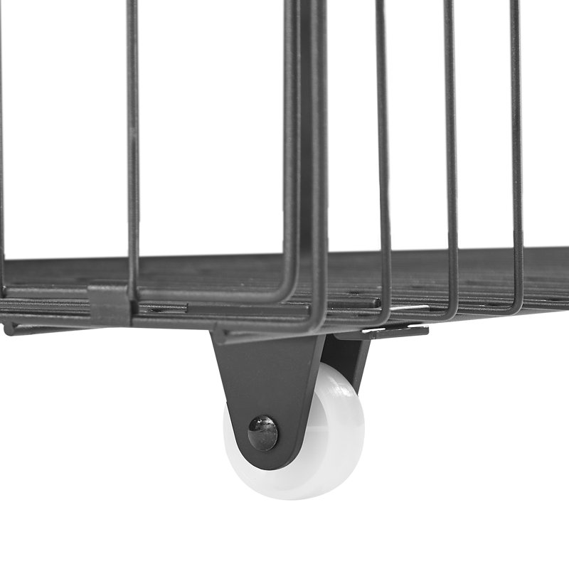 Lit plateforme tapissier avec rangement Cahlin, Beige, Grand