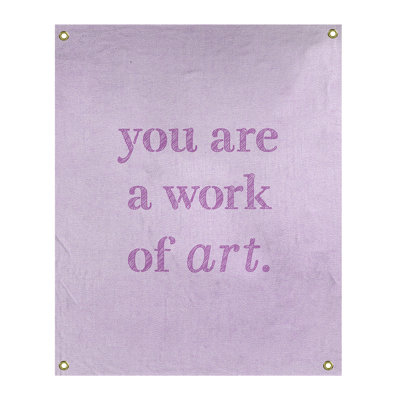Tapisserie de travail en polyester d’art sur les citations
