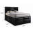 Denholme Black Sleigh Storage Bed