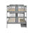 Full Over Full Bunk Bed With Drawers And Ladder-2043193389