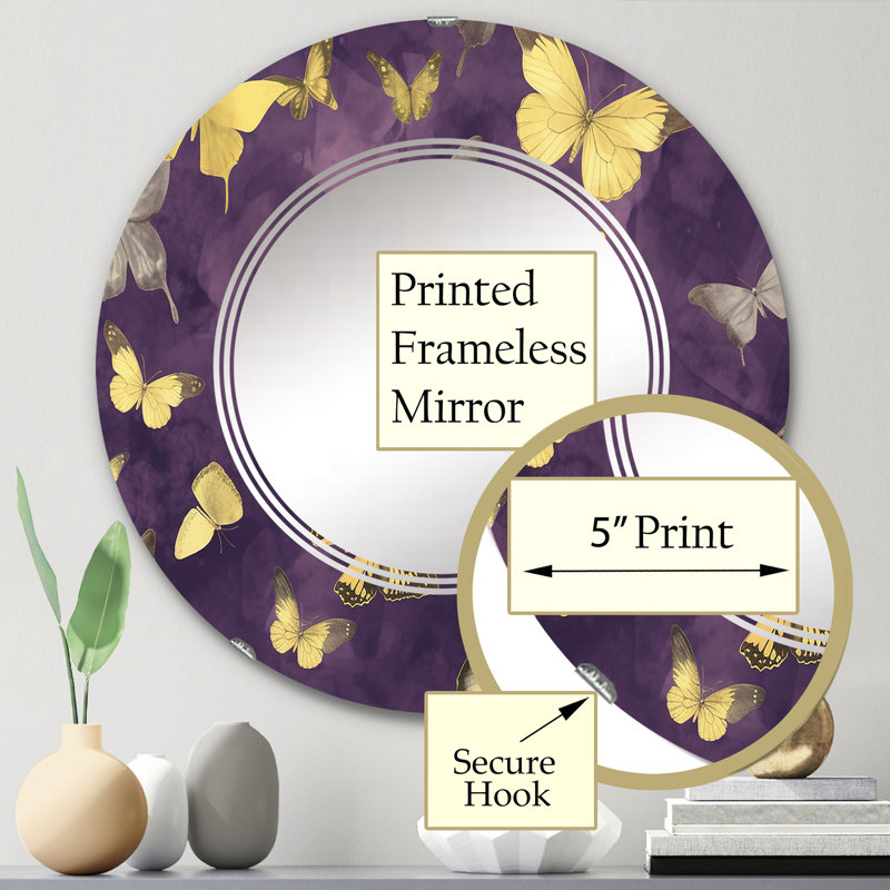 Miroir mural Newbrook, 24 po x 24 po