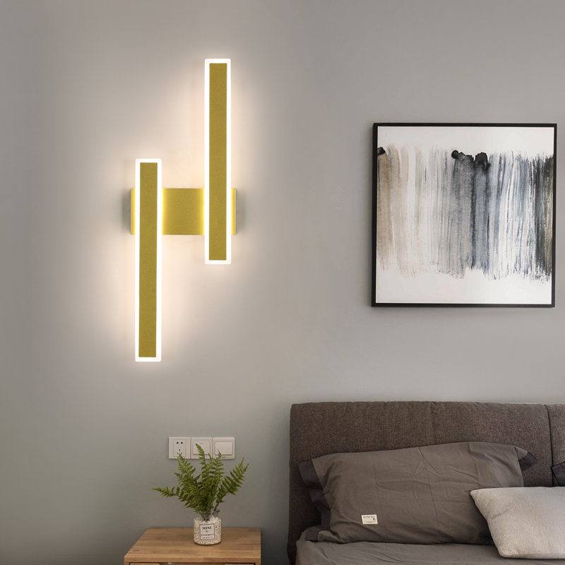 Recessed Wall Light, Gold