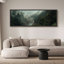 «Mystical Misty Forest River Modern Art», très grande impression d'art-100937121-111665447