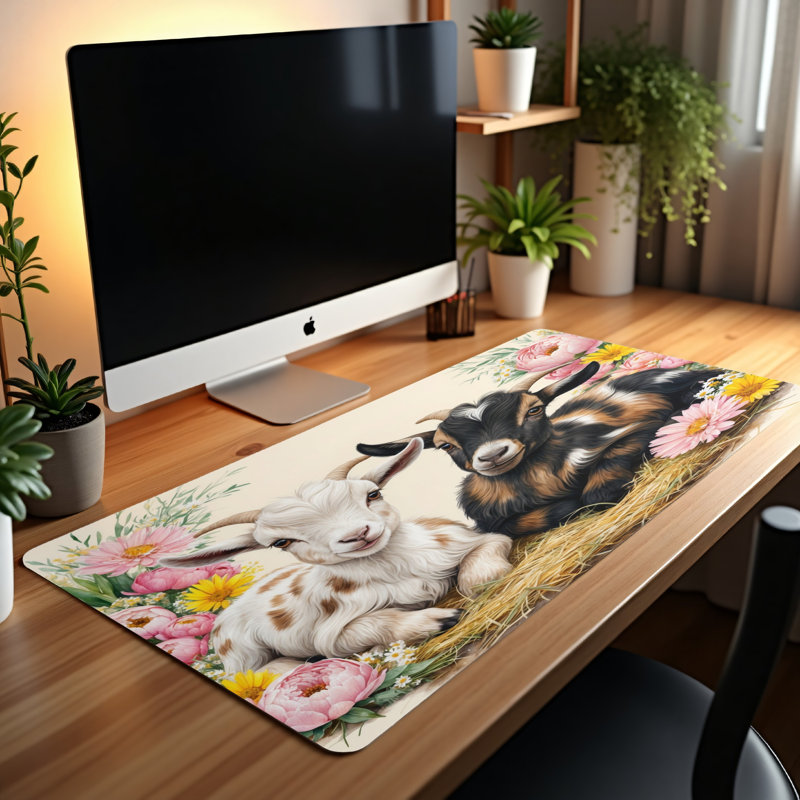 Polyester Desk Pad, 14.4x12.1