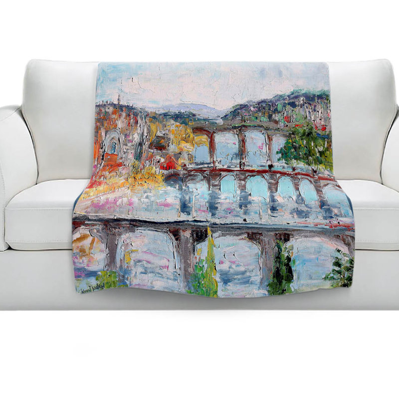 Couverture sherpa doux à l’aube prague, l 51 po x L 60 po