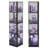 15.8"W Corner Display Cabinet with Glass Doors & RGB Light-1780910968