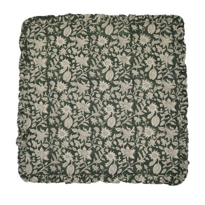 Ensemble de 12 élégantes serviettes de table fabriquées à la main 18 x 18 pouces Fabikine, Manikarnika