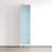 Crister 15.8" Bookcase with 16-Color LED Lighting, High Gloss Finish-1527089506