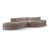 Velours taupe