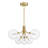 Oshri 6-Light Chandelier in Natural Brass-122570614