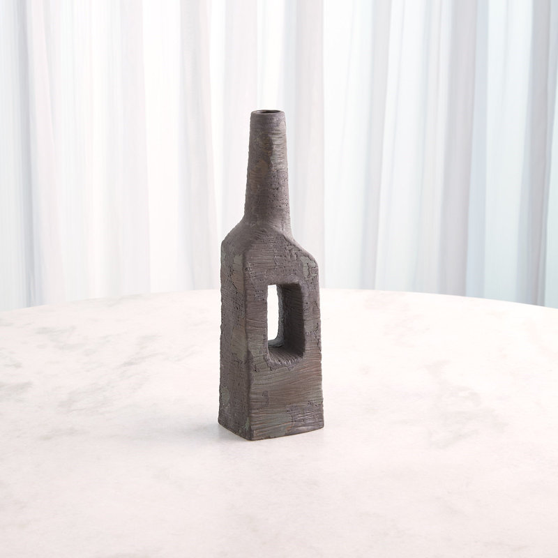 Ebba Vase-Rugged Brown-Sm