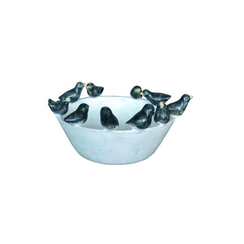 Natural Stone Single Tier Birdbath