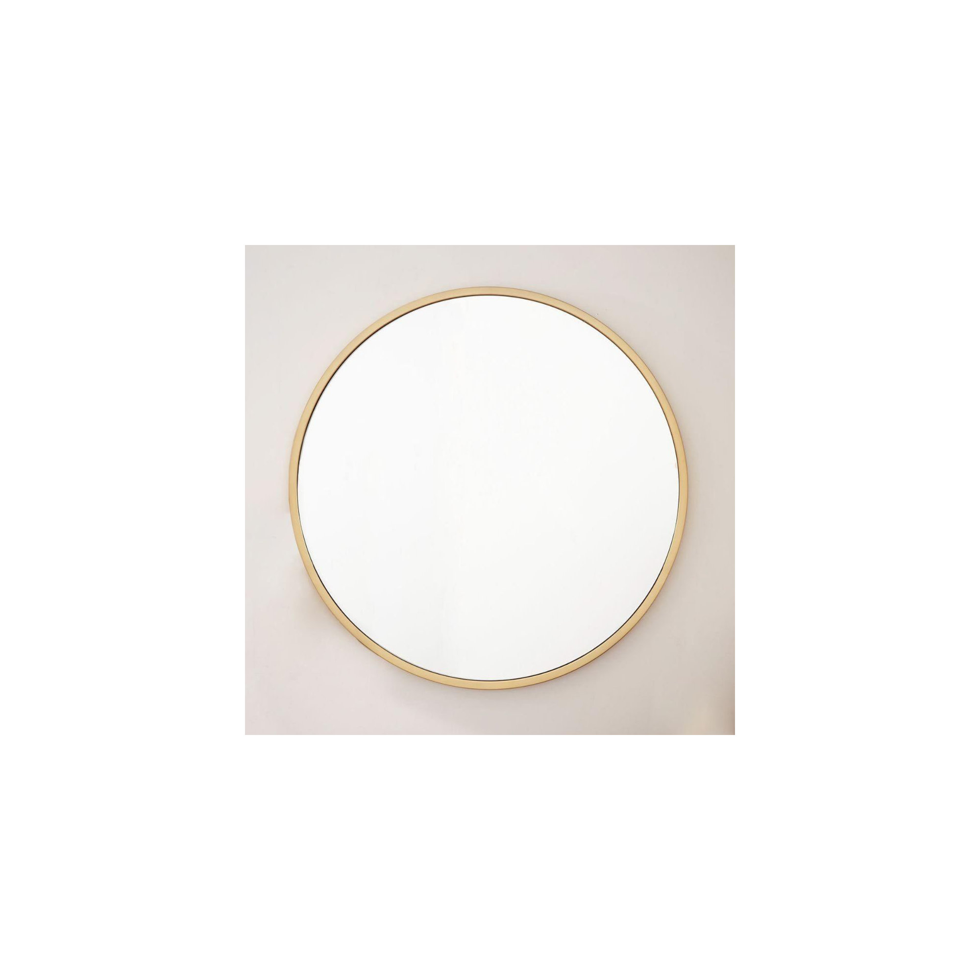 Roberts Mirror, 60" x 60", Metal, Gold