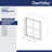 56 In. - 60 In. W X 76 In. H Double Sliding Semi-Frameless Shower Door With 5/16" (10Mm) Tempered Clear Glass-119291574